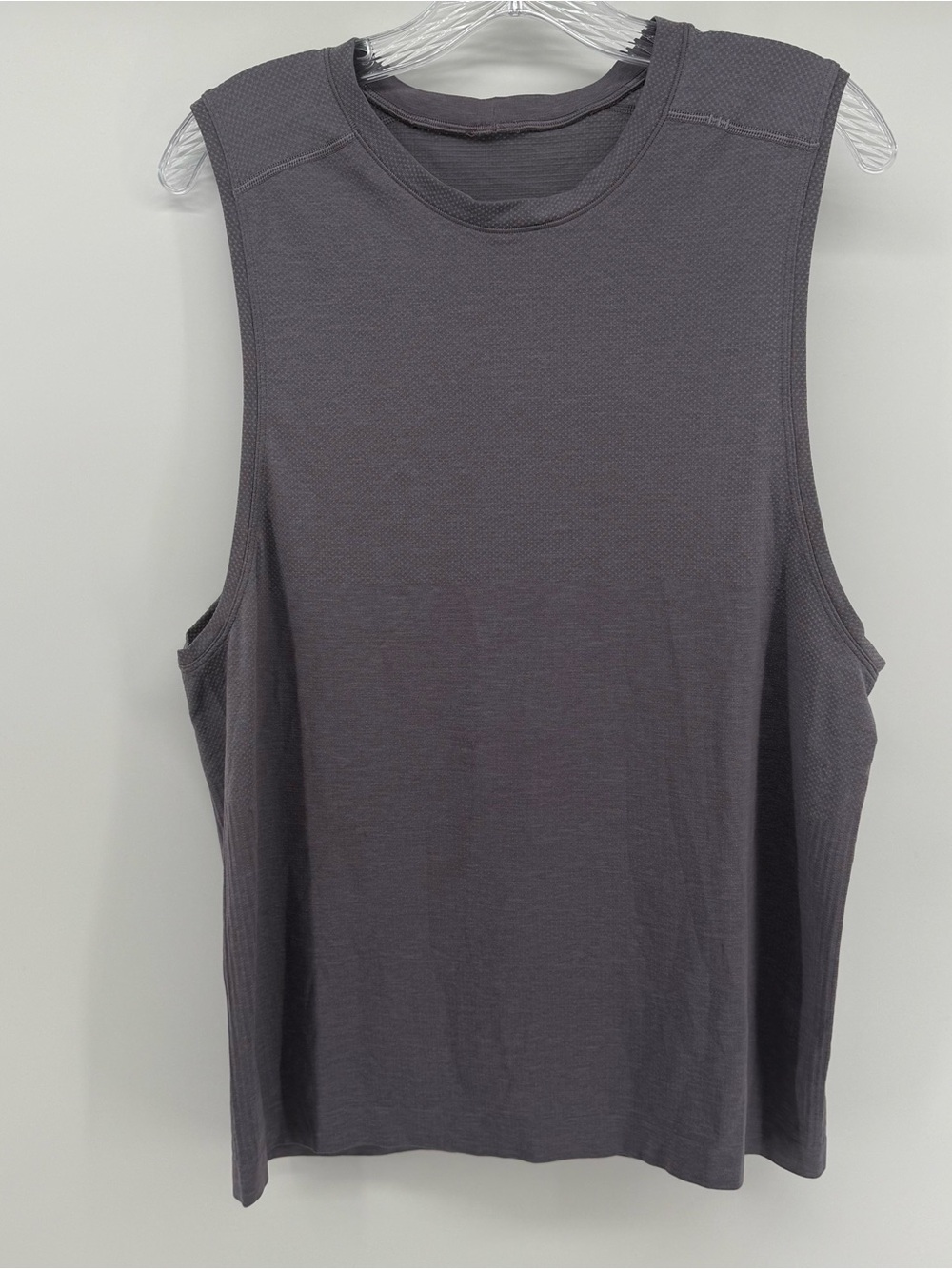 Lululemon Mens Metal Vent Tech Tank Top-Men's M-Performance Purple Grey Medium